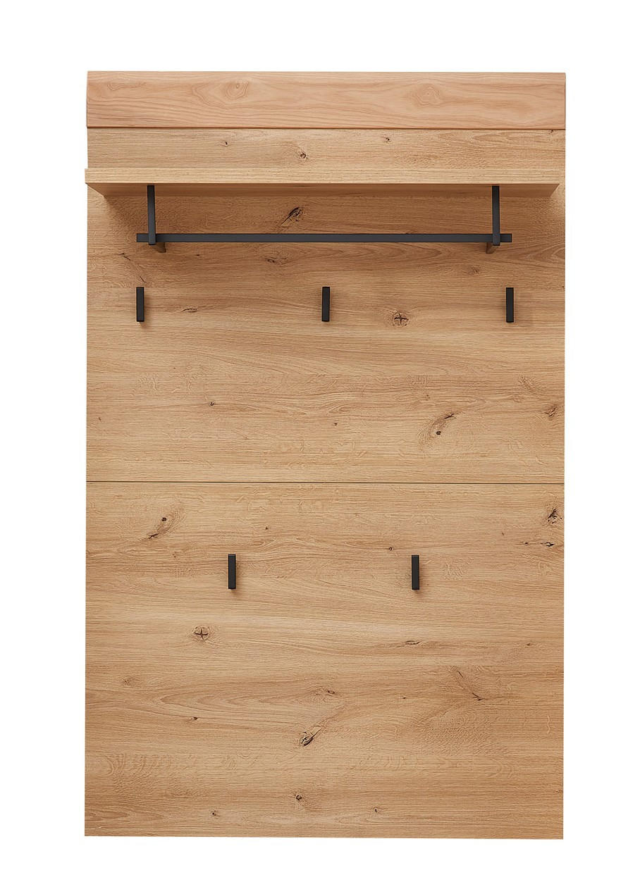 GARDEROBENPANEEL  in 75/120/30 cm  - Eschefarben/Eiche Artisan, Design, Holz/Holzwerkstoff (75/120/30cm) - Livetastic