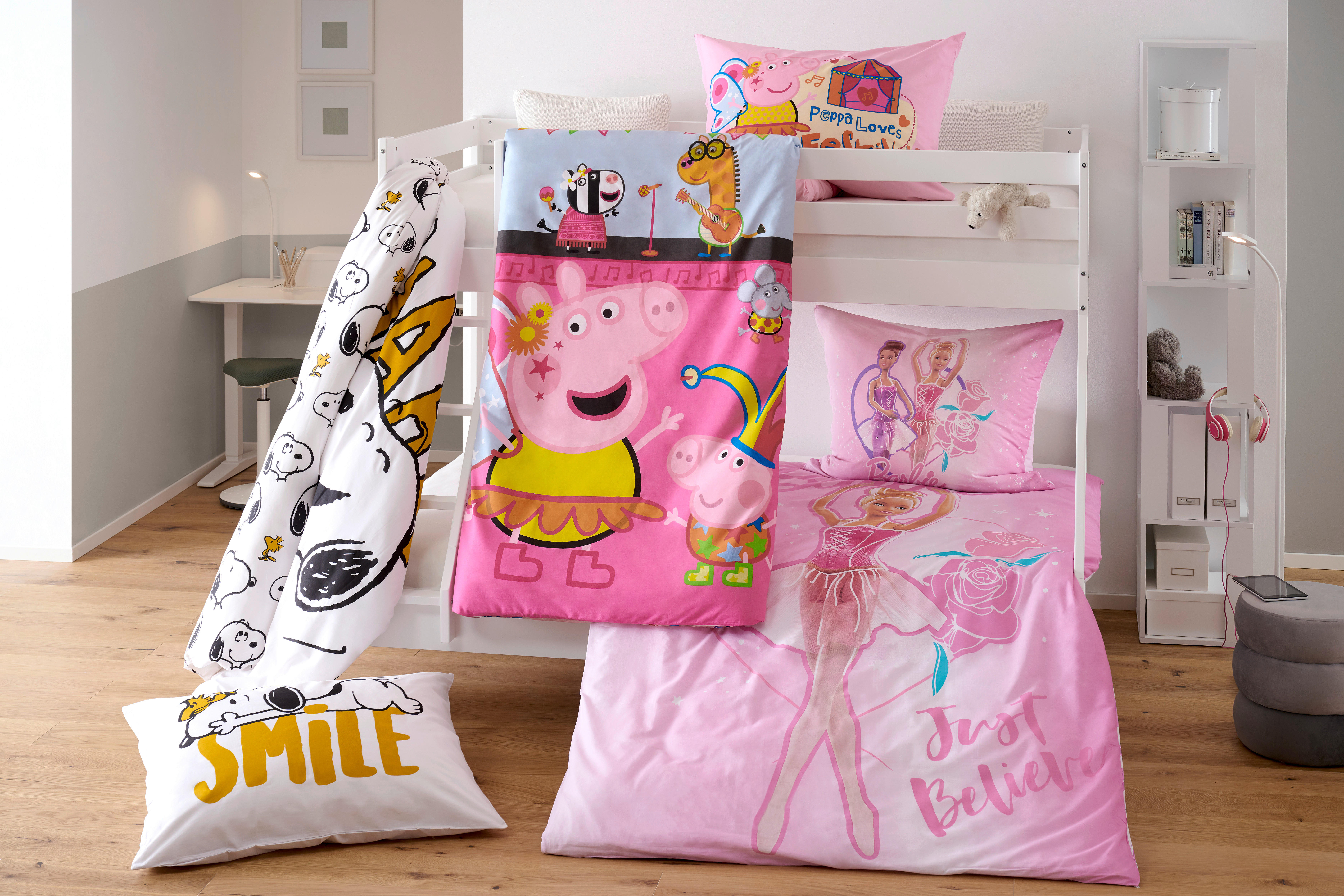 DJEČJA POSTELJINA 140/200 cm  BARBIE  - višebojno, Konvencionalno, tekstil (140/200cm) - Barbie