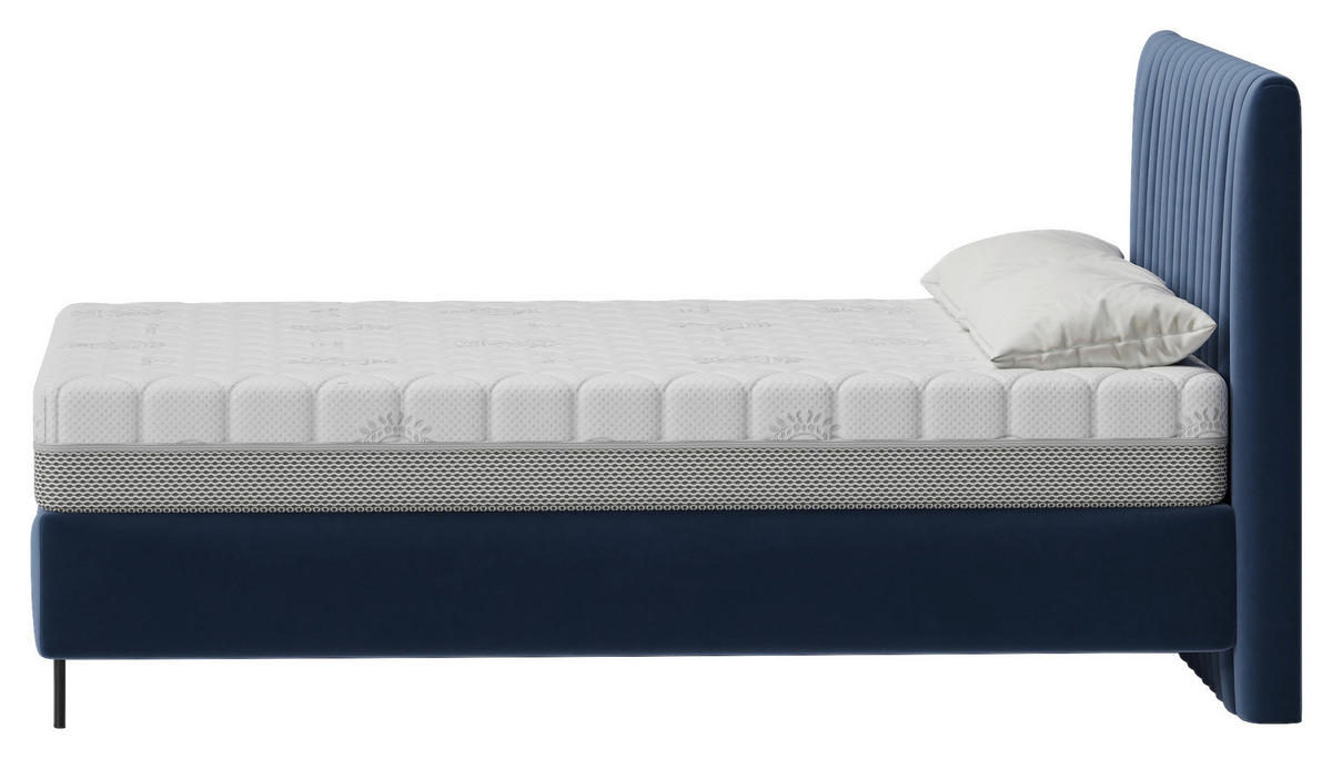 WENDEMATRATZE 200/200 cm, Höhe ca.: 22 cm, H4 + H4 = sehr fest,  - Weiß, Basics, Textil (200/200cm) - Chameo