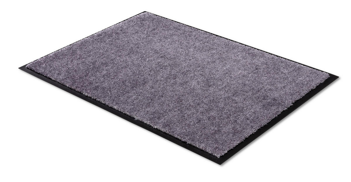 FUSSMATTE - Dunkelgrau, Konventionell, Textil (67/100cm) - Schöner Wohnen Teppi