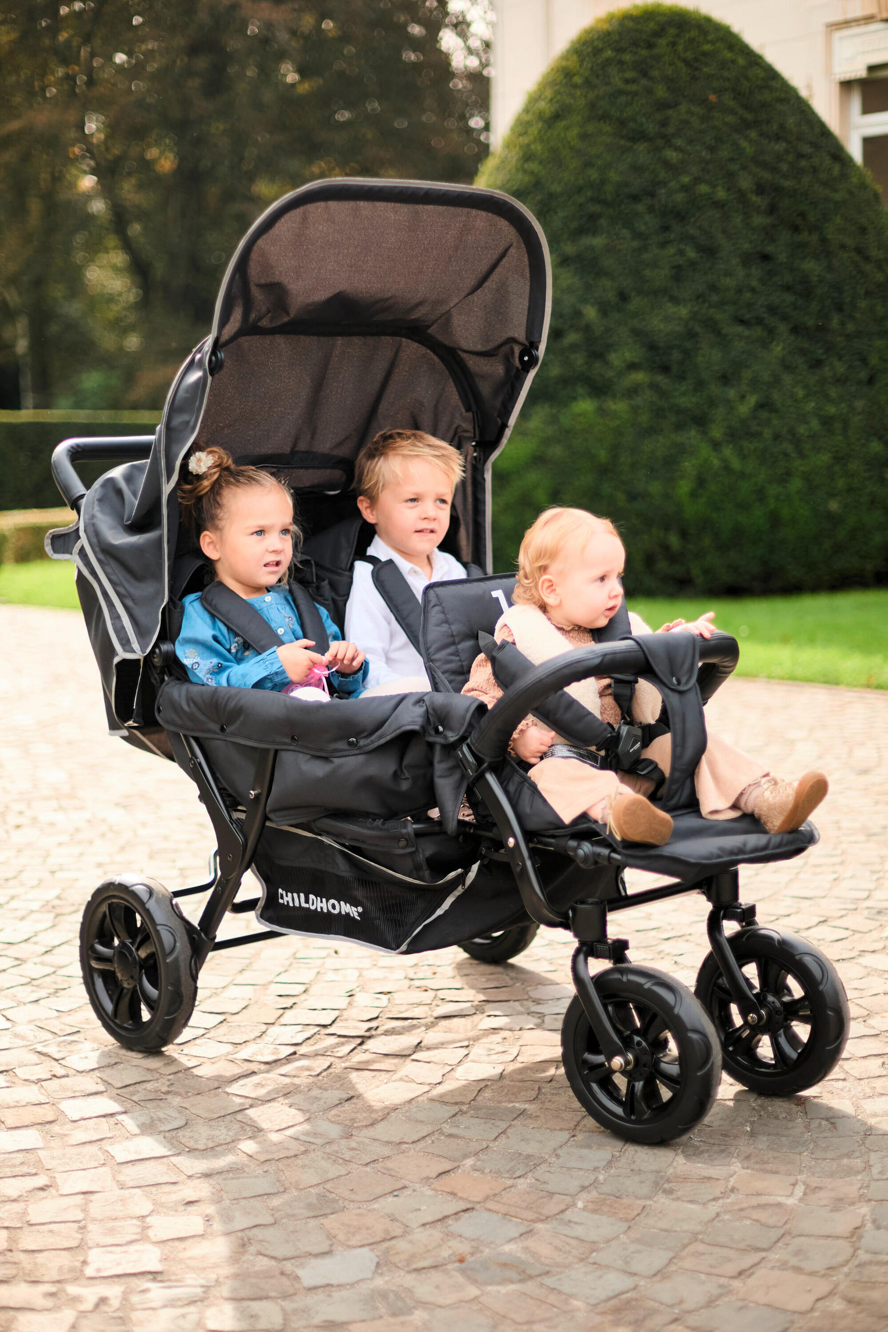 GESCHWISTERWAGEN  - Basics (132/85/104cm) - Childhome