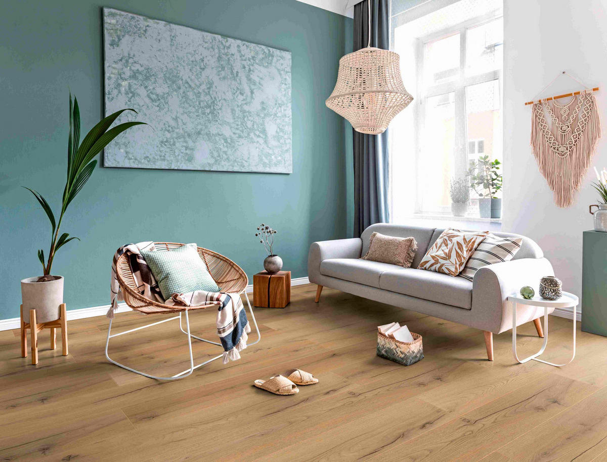 LAMINATBODEN Eiche Alpbach Venda Trend  per  m² - Eichefarben, KONVENTIONELL, Holzwerkstoff (138/19,3/0,7cm) - Venda