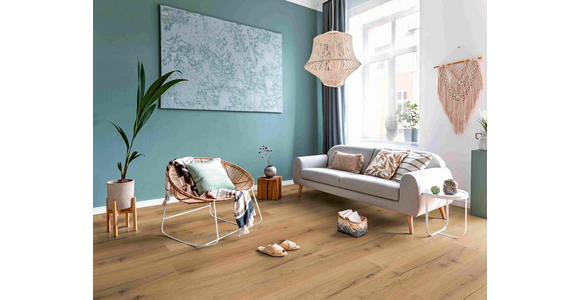 LAMINATBODEN Eiche Alpbach Venda Trend  per  m² - Eichefarben, KONVENTIONELL, Holzwerkstoff (138/19,3/0,7cm) - Venda