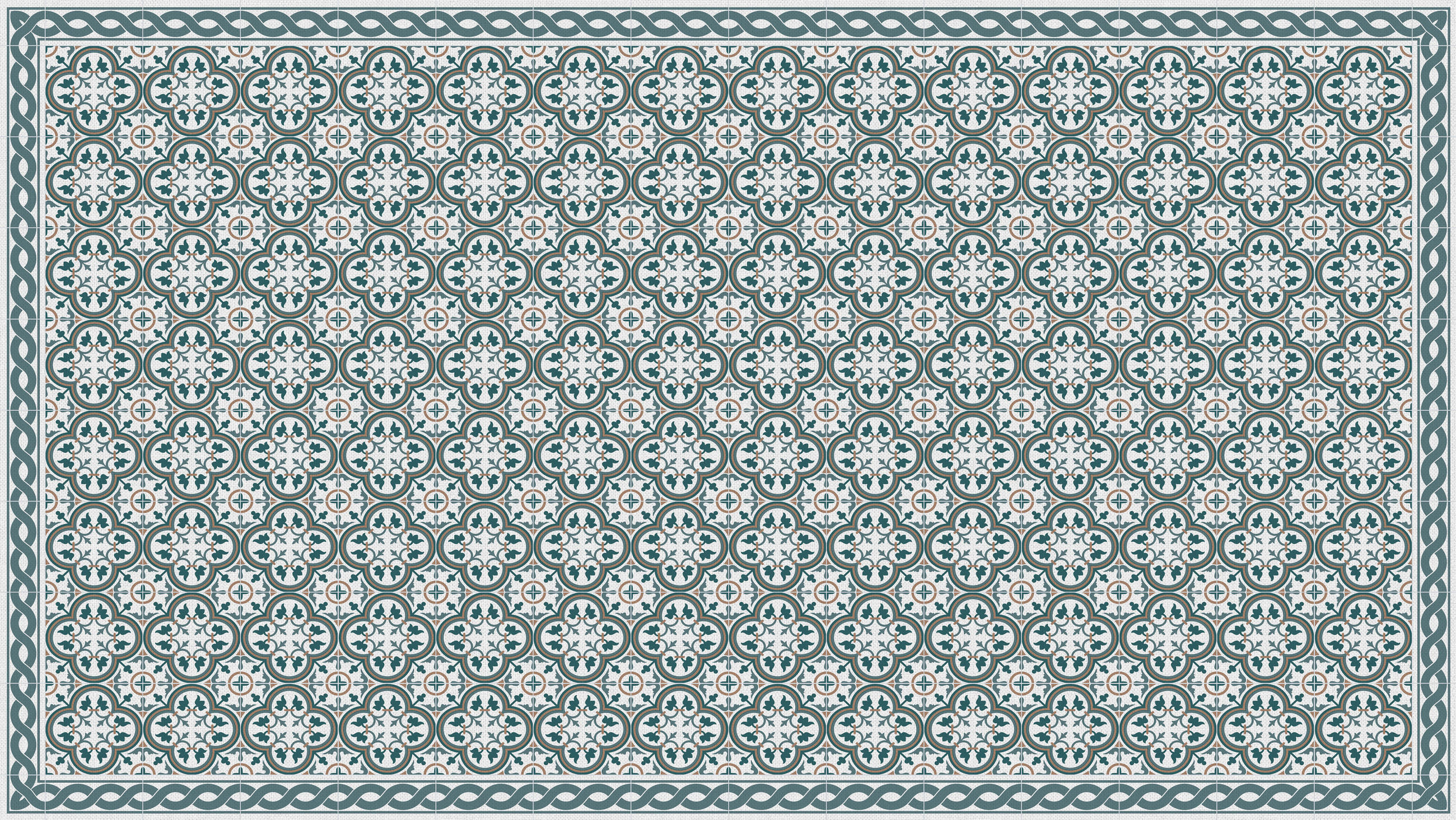 OUTDOORTEPPICH 90/160 cm  - Blau, Design, Kunststoff (90/160cm)