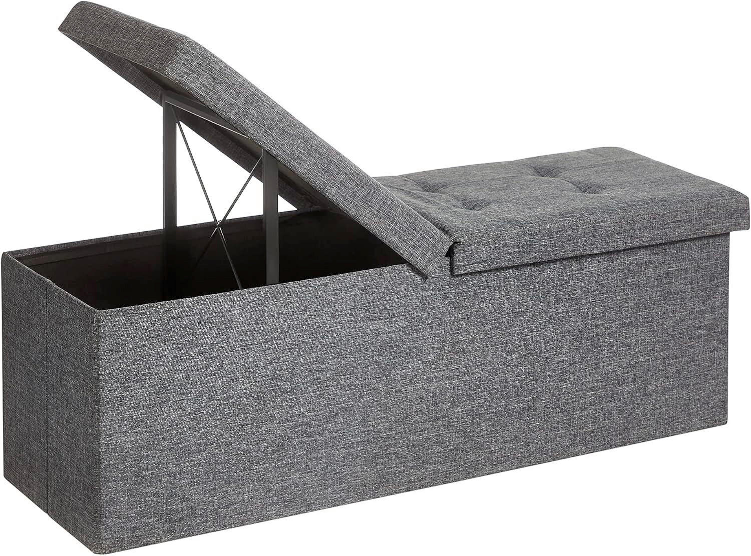 XXXLutz Sitzbox Grau 110x38x38 cm