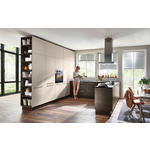 EINBAUKÜCHE   - Eichefarben/Sahara, Design, Holzwerkstoff - Dieter Knoll