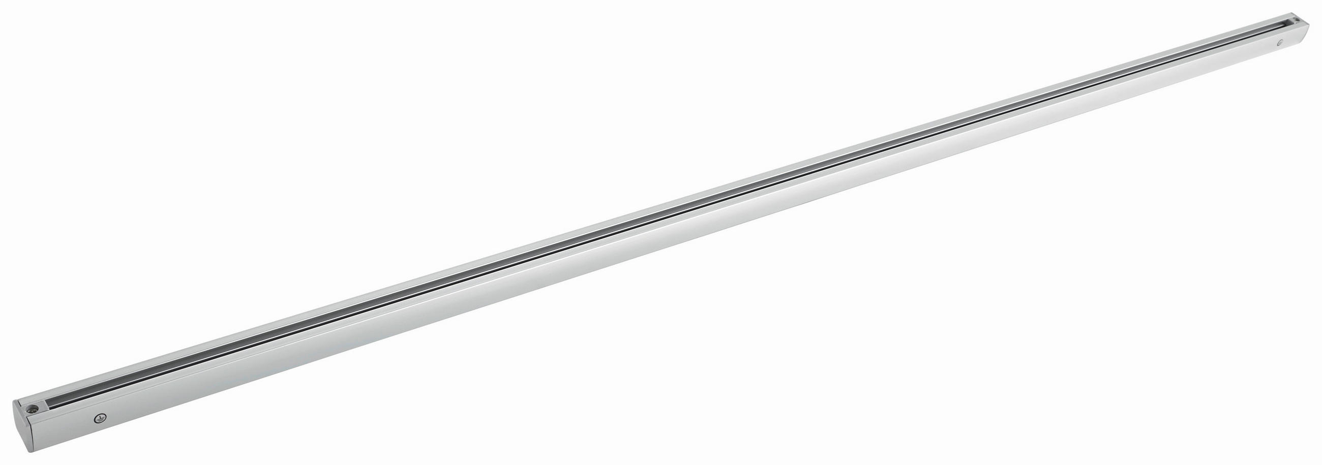 SCHIENENSYSTEM - Titanfarben, Basics, Metall (100cm) - Paulmann