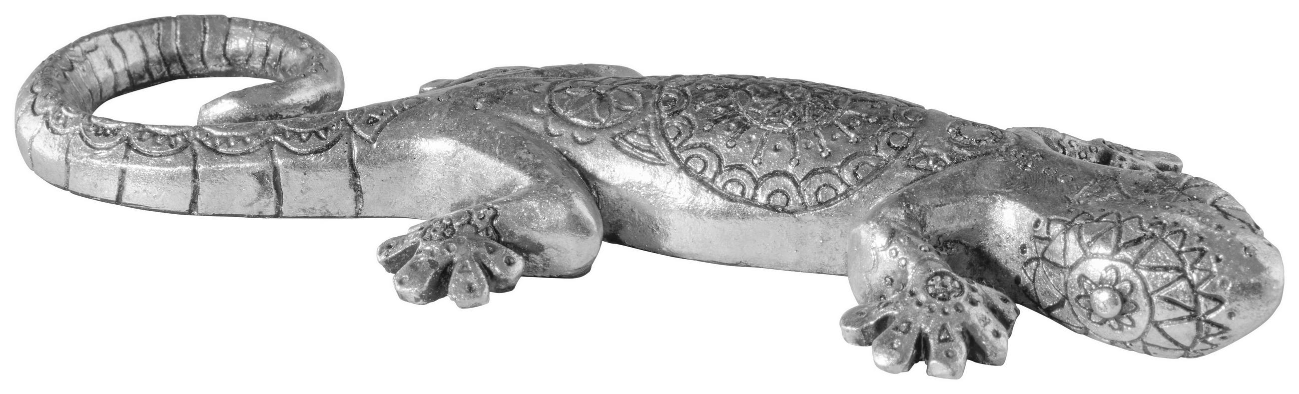 DEKOGECKO - Silberfarben, Basics, Kunststoff (20,5/7,5/2cm) - Ambia Home