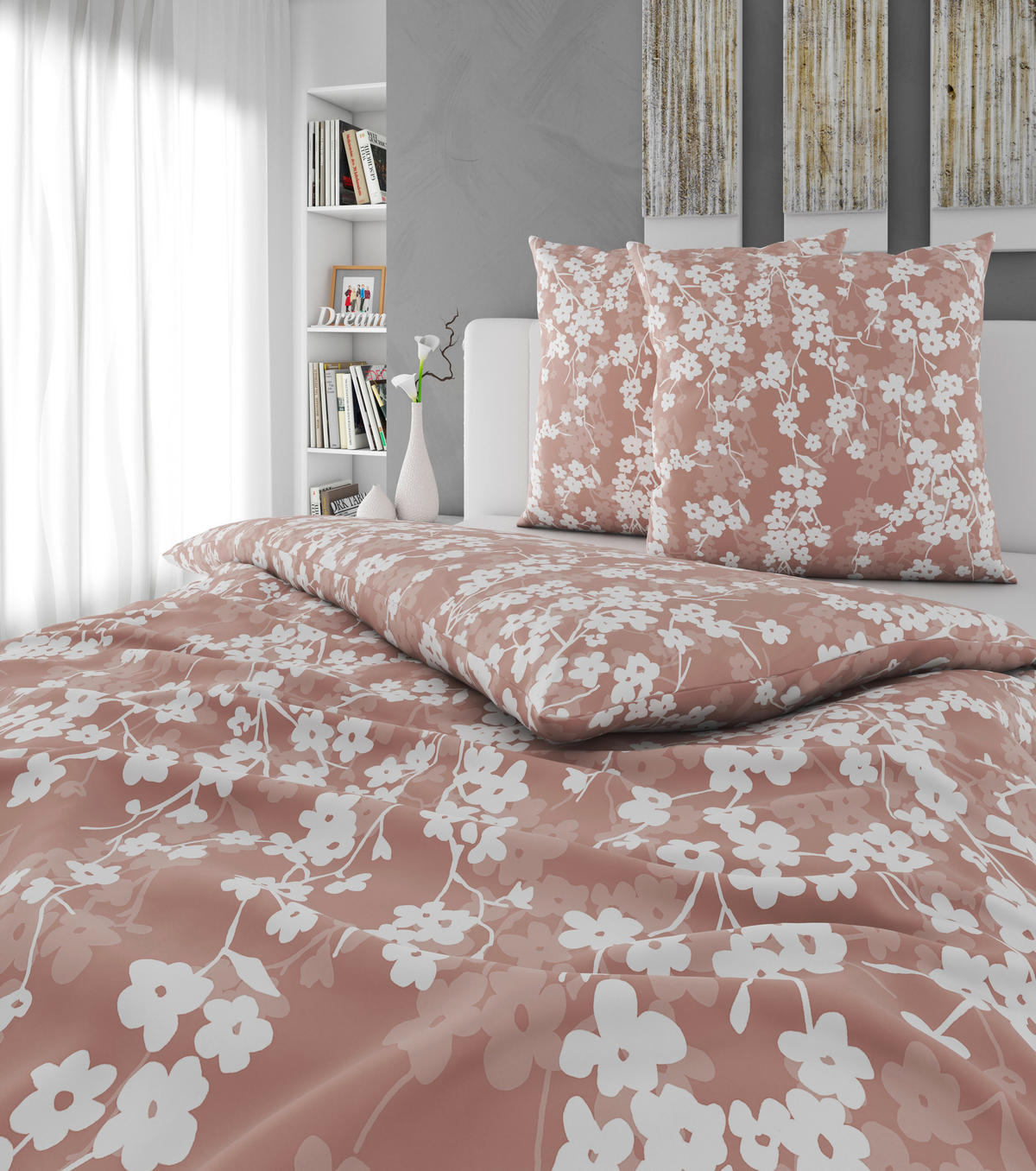 BETTWÄSCHE Musselin 200/200 cm  - Rosa, Textil (200/200cm) - Esposa