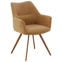 NASLANJAČ, kovina, tekstil oranžna  - oranžna, Design, kovina/tekstil (58/86/62,5cm) - Carryhome