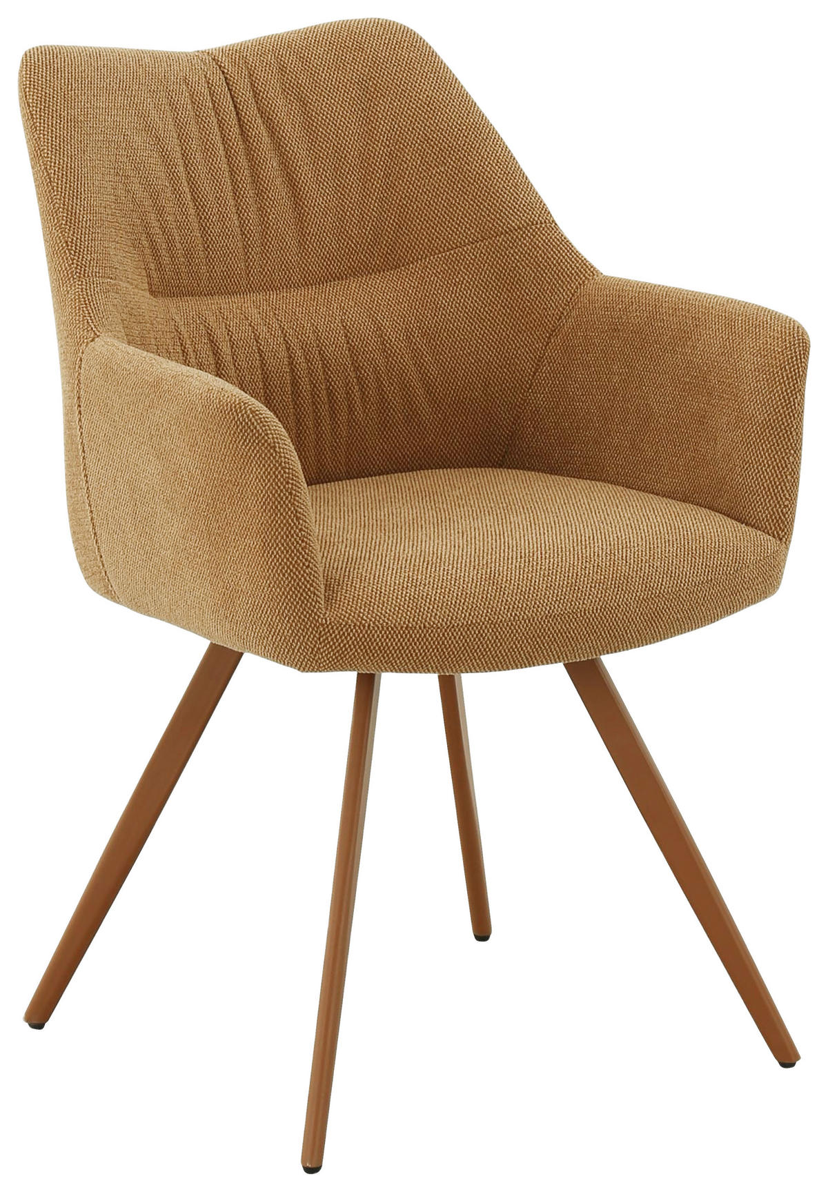 NASLANJAČ, kovina, tekstil oranžna  - oranžna, Design, kovina/tekstil (58/86/62,5cm) - Carryhome