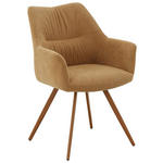 ARMLEHNSTUHL  Typenauswahl Webstoff  - Orange, Design, Textil/Metall (58/86/62,5cm) - Carryhome