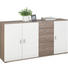KOMMODE - Silberfarben/Trüffeleichefarben, KONVENTIONELL, Holzwerkstoff/Kunststoff (160/82/35cm) KOMMODE - Silberfarben/Trüffeleichefarben, KONVENTIONELL, Holzwerkstoff/Kunststoff (160/82/35cm)