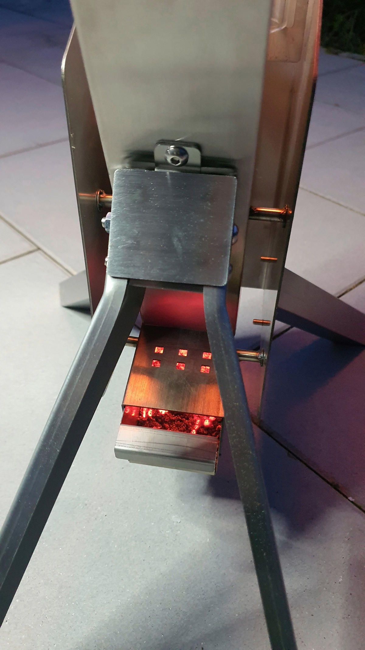 FEUERSTELLE  - Edelstahlfarben, KONVENTIONELL, Metall (44/129/35cm)