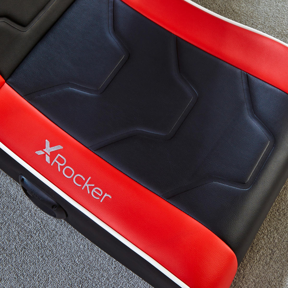 GAMINGSESSEL Rot Textil   - Rot, MODERN, Textil (42/64/75cm) - X Rocker