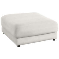 HOCKER in Textil Creme  - Creme/Schwarz, Design, Kunststoff/Textil (100/86/100cm) - Lomoco