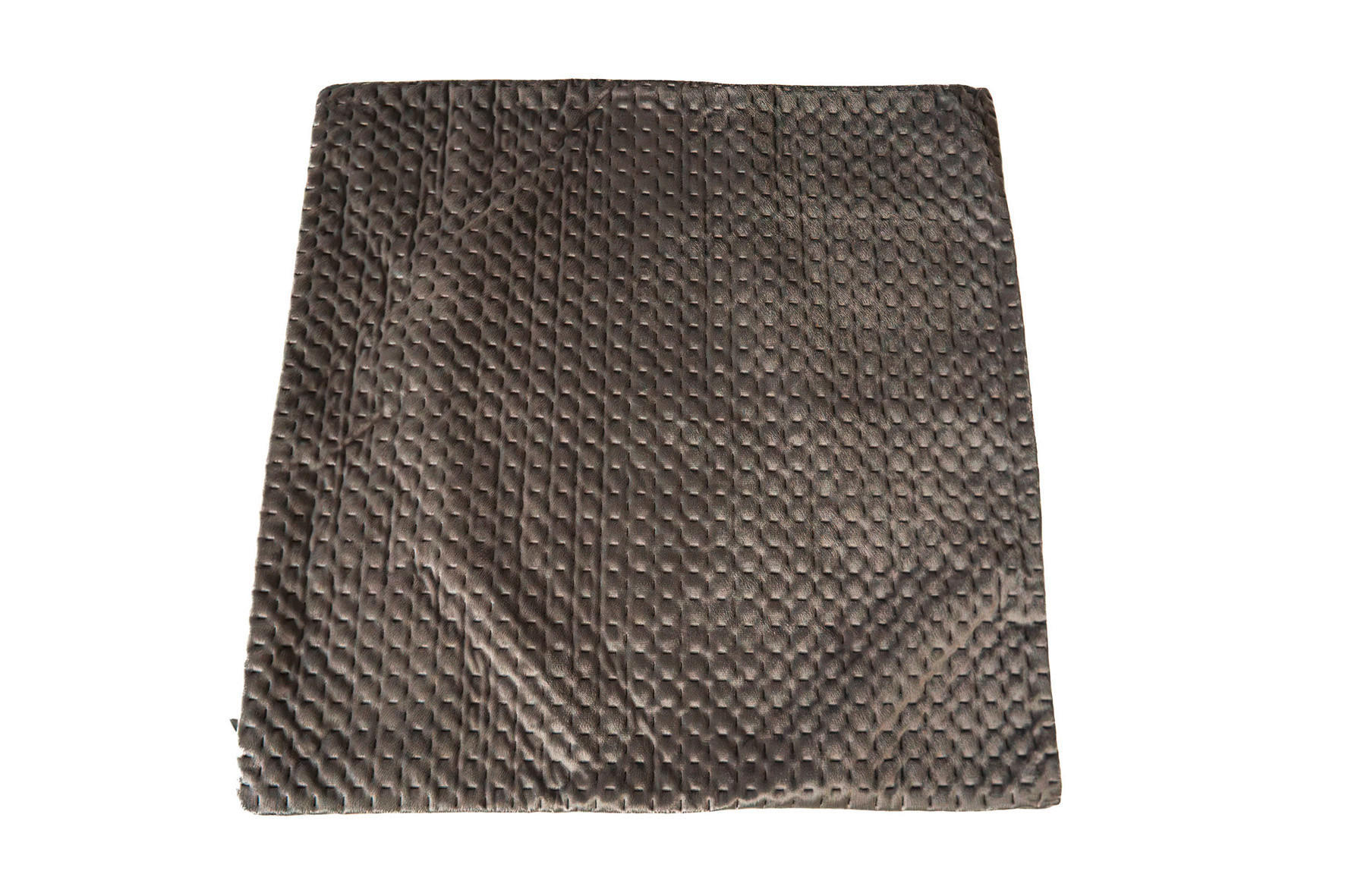 DÍSZPÁRNAHUZAT  - szürke, Basics, textil (45/45/1cm)