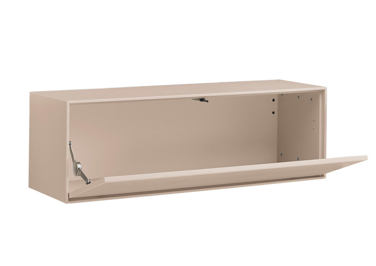 WOHNWAND 4-teilig  in Sandfarben, Wildeiche  285/190/39 cm    - Sandfarben/Wildeiche, Design, Holz/Holzwerkstoff (285/190/39cm) - Dieter Knoll