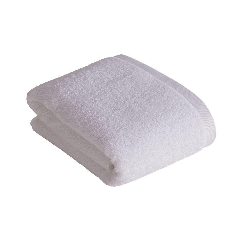 BADETUCH High Line Weiß 100/150 cm  - Weiß, Basics, Textil (100/150cm) - Vossen
