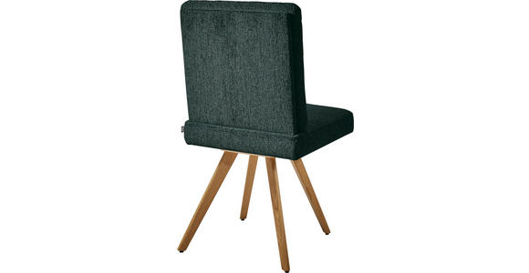 STUHL in Flachgewebe Holz, Textil - Eichefarben/Grün, Design, Holz/Textil (46/94/58cm) - Dieter Knoll