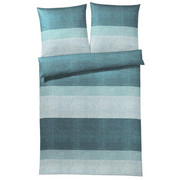 POSTELJNINA SPARKLING STRIPES - turkizna/zelena, Konvencionalno, ostali naravni materiali/tekstil (140/200cm) - JOOP!