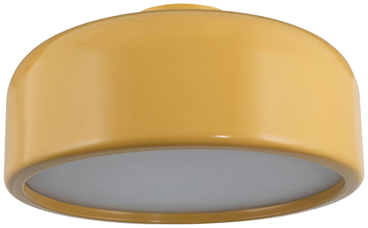 DECKENLEUCHTE 35/17.5 cm   - Braun, Design, Kunststoff/Metall (35/17.5cm) - Collet's Monde