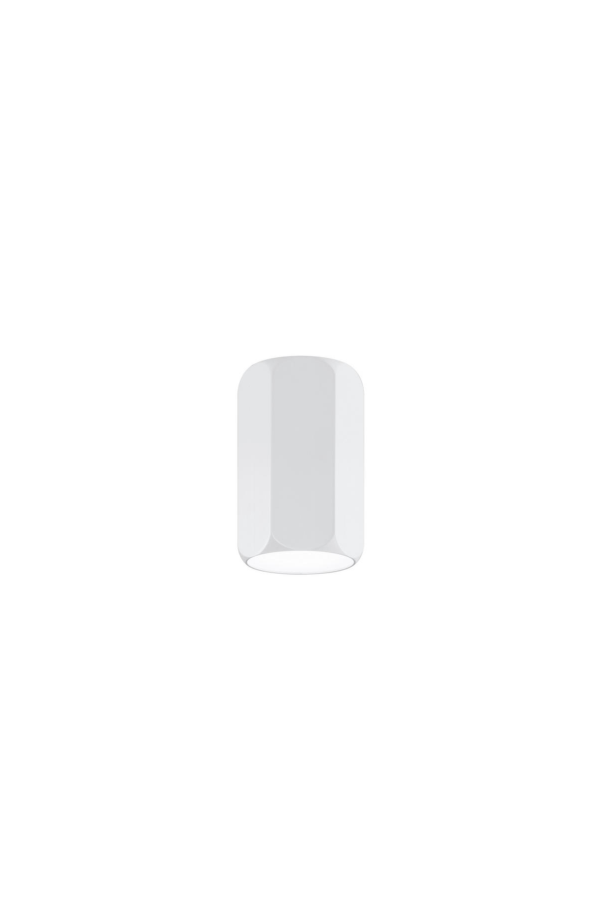 DECKENLEUCHTE Tube 6.3/6.3/12 cm   - Weiß, KONVENTIONELL, Metall (6.3/6.3/12cm)