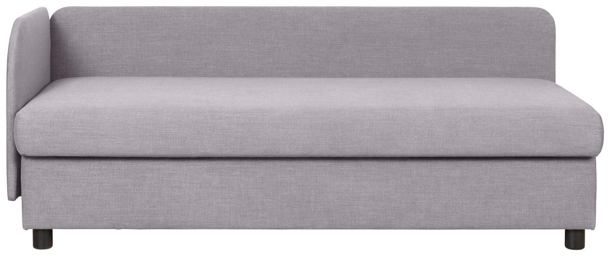 LIEGE in Flachgewebe Grau  - Wengefarben/Grau, Konventionell, Holz/Textil (206/80/94cm) - Joka