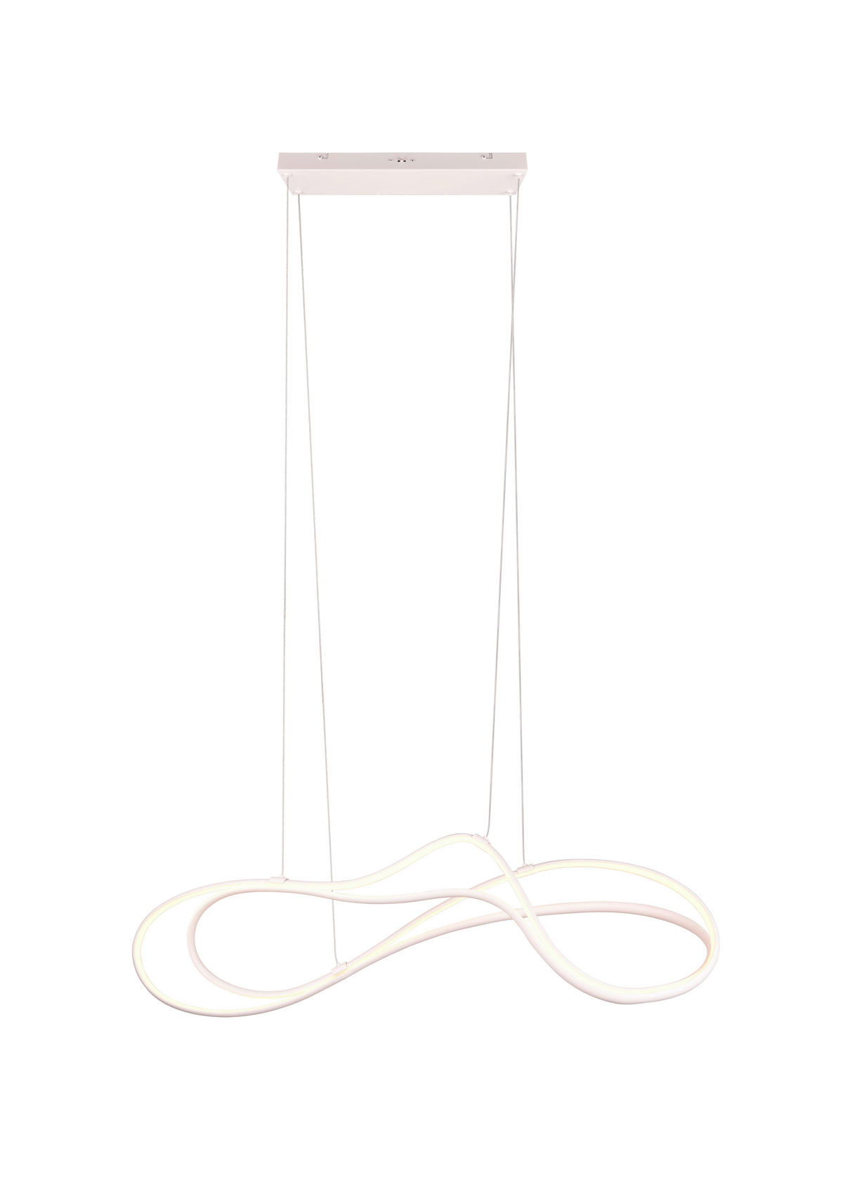 LED-PENDELLEUCHTE 113/24/150 cm    - Weiss, Design, Metall (113/24/150cm) - Trio Leuchten