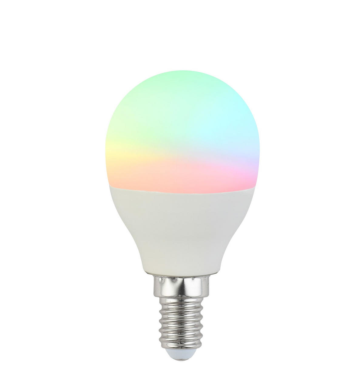 LED OKOS IZZÓ,   4,9 W E14  - fehér, Basics, műanyag/fém (4,8/8cm) - Boxxx
