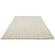 HANDWEBTEPPICH 70/130 cm Kärnten Weiß, Beige  - Beige/Weiß, Basics, Textil (70/130cm) - Linea Natura