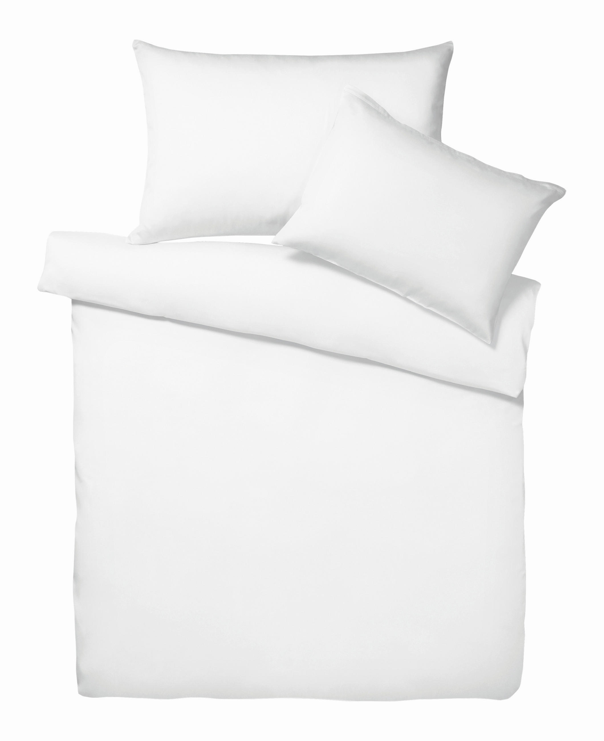 KOPFKISSENBEZUG Uno 50/70 cm  - Weiss, Basics, Textil (50/70cm) - Dieter Knoll