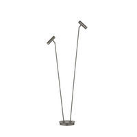 LED-STEHLEUCHTE Tom Pro 95.8/137 cm   - Bronzefarben, MODERN, Metall (95.8/137cm) - Hell