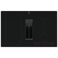 KOCHFELD-DUNSTABZUG-KOMBI KCC83480I  - Schwarz, Basics, Glas (80/22,5/51cm) - Electrolux