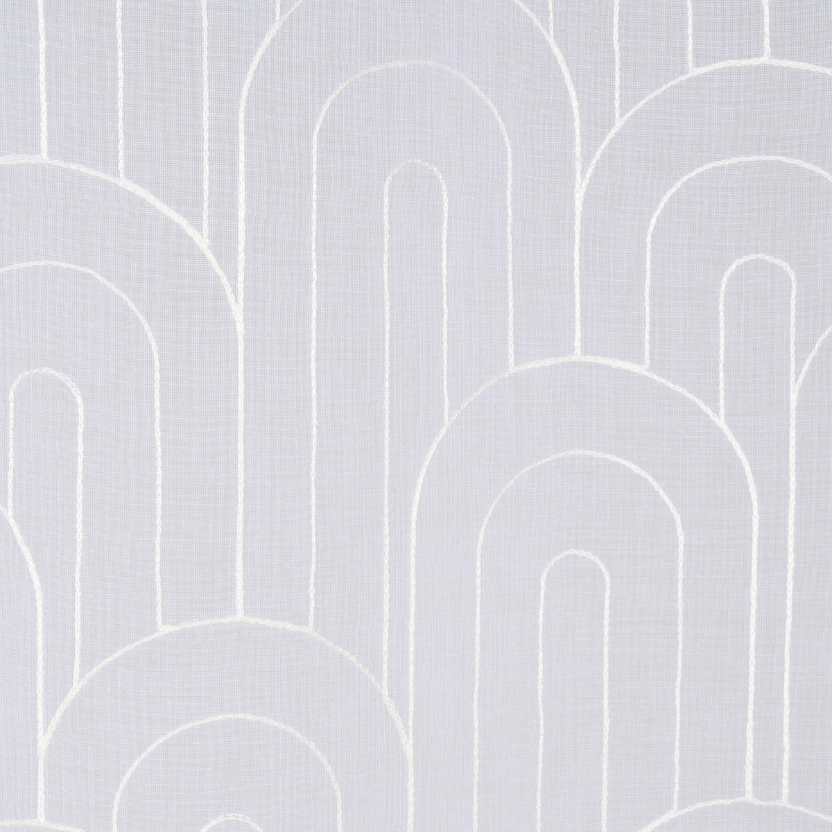 ZAVESA SA KARIKAMA bela - bela, Dizajnerski, tekstil (140/245cm) - Esposa