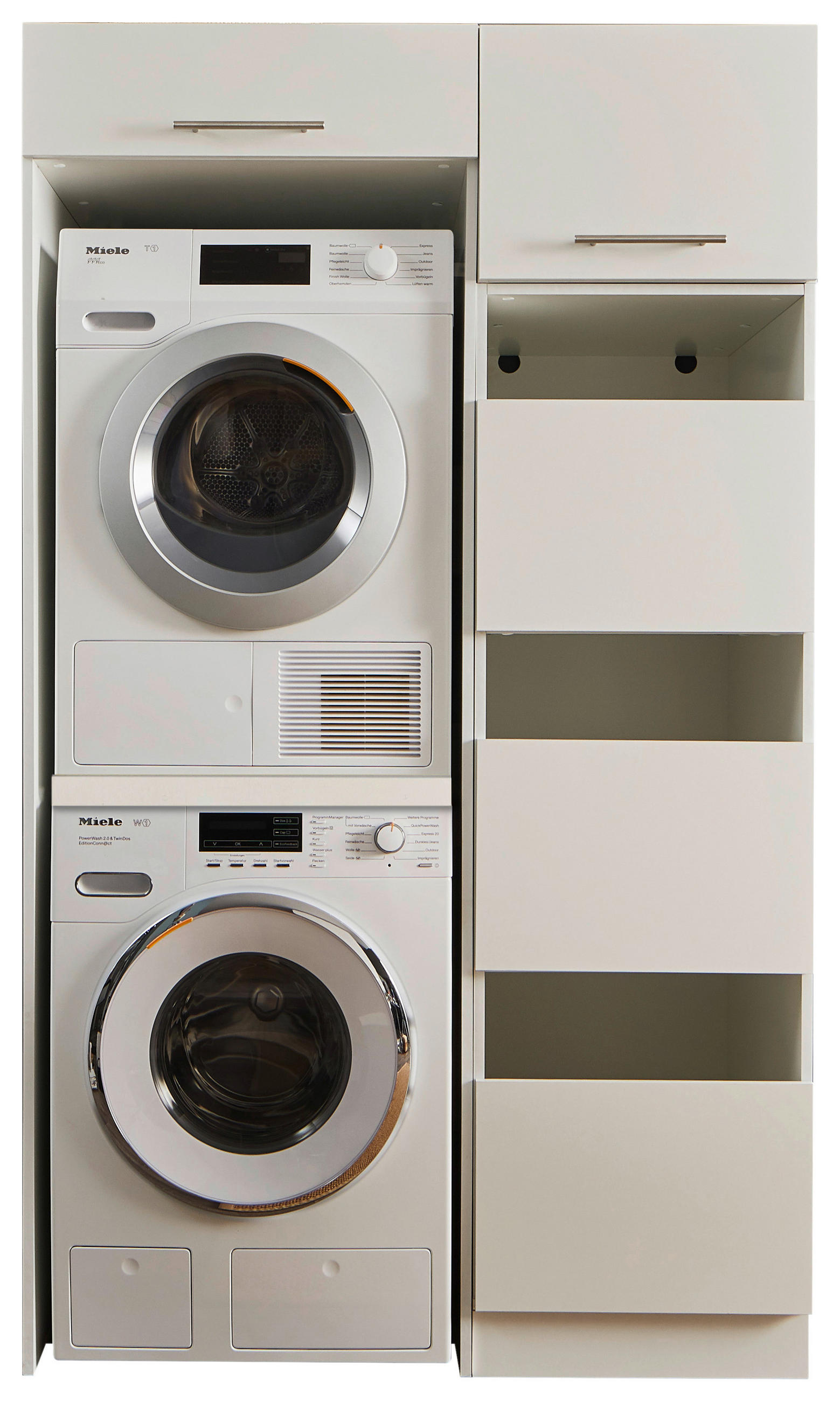 XXXLutz Hauswirtschaftsraum Laundreezy Weiß 117.5x200x67.5 cm