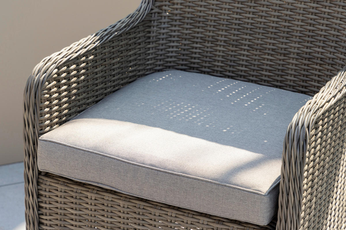 GARTENSTUHL-SET Stahl Braun  - Braun, KONVENTIONELL, Kunststoff/Textil (62/94/66cm) - Gardenson