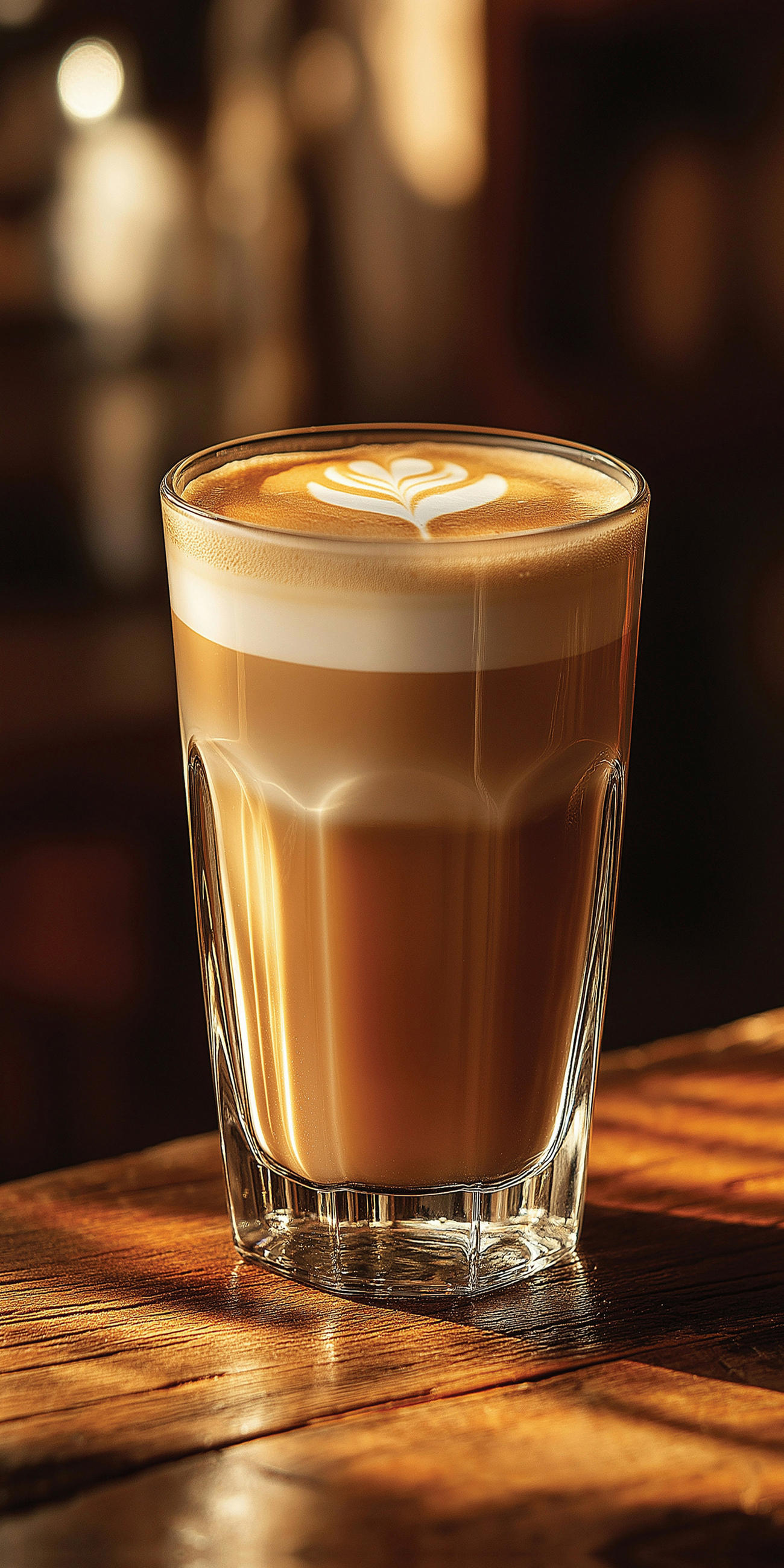 Euroart Leinwandbild Latte Macchiato II Mehrfarbig 20x40 cm