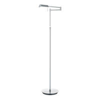 LED-STEHLEUCHTE 26/145 cm    - Nickelfarben, KONVENTIONELL, Kunststoff/Metall (26/145cm) - Hell