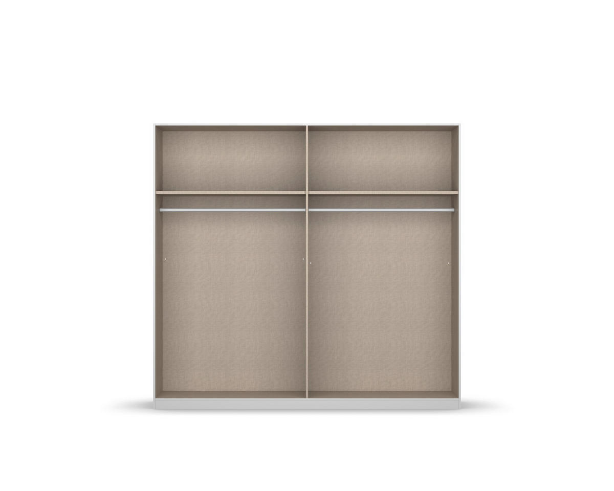DREHTÜRENSCHRANK  in Weiß, Eiche Artisan  - Weiß/Eiche Artisan, MODERN, Holzwerkstoff/Kunststoff (226/210/54cm) - Rauch Möbel