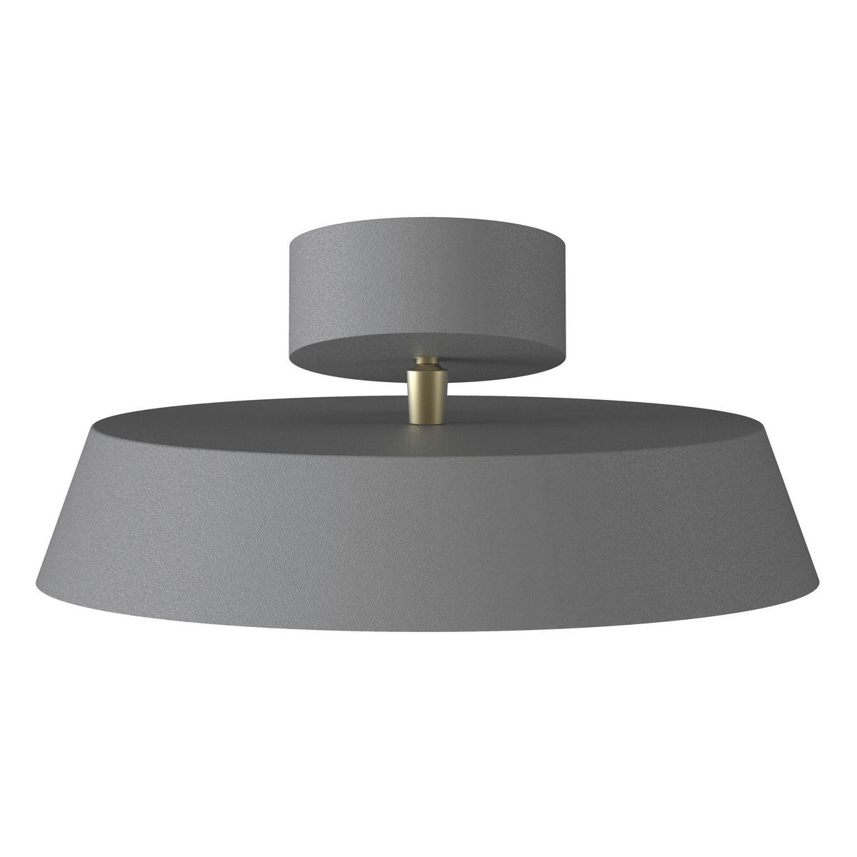 DECKENLEUCHTE Kaito 30/30/13 cm  - Grau, Design, Metall (30/30/13cm) - Nordlux