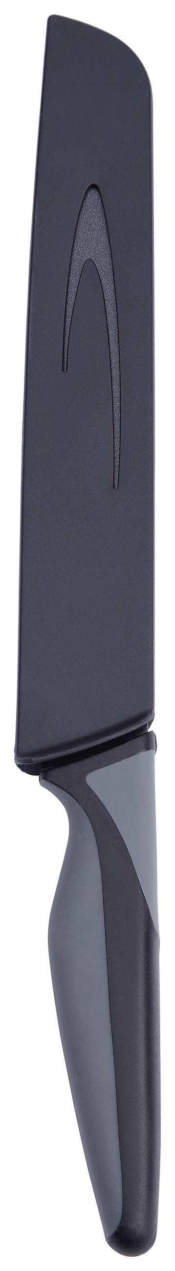 BROTMESSER 32,5 cm  - Schwarz, MODERN, Kunststoff/Metall (32,5cm) - Echtwerk