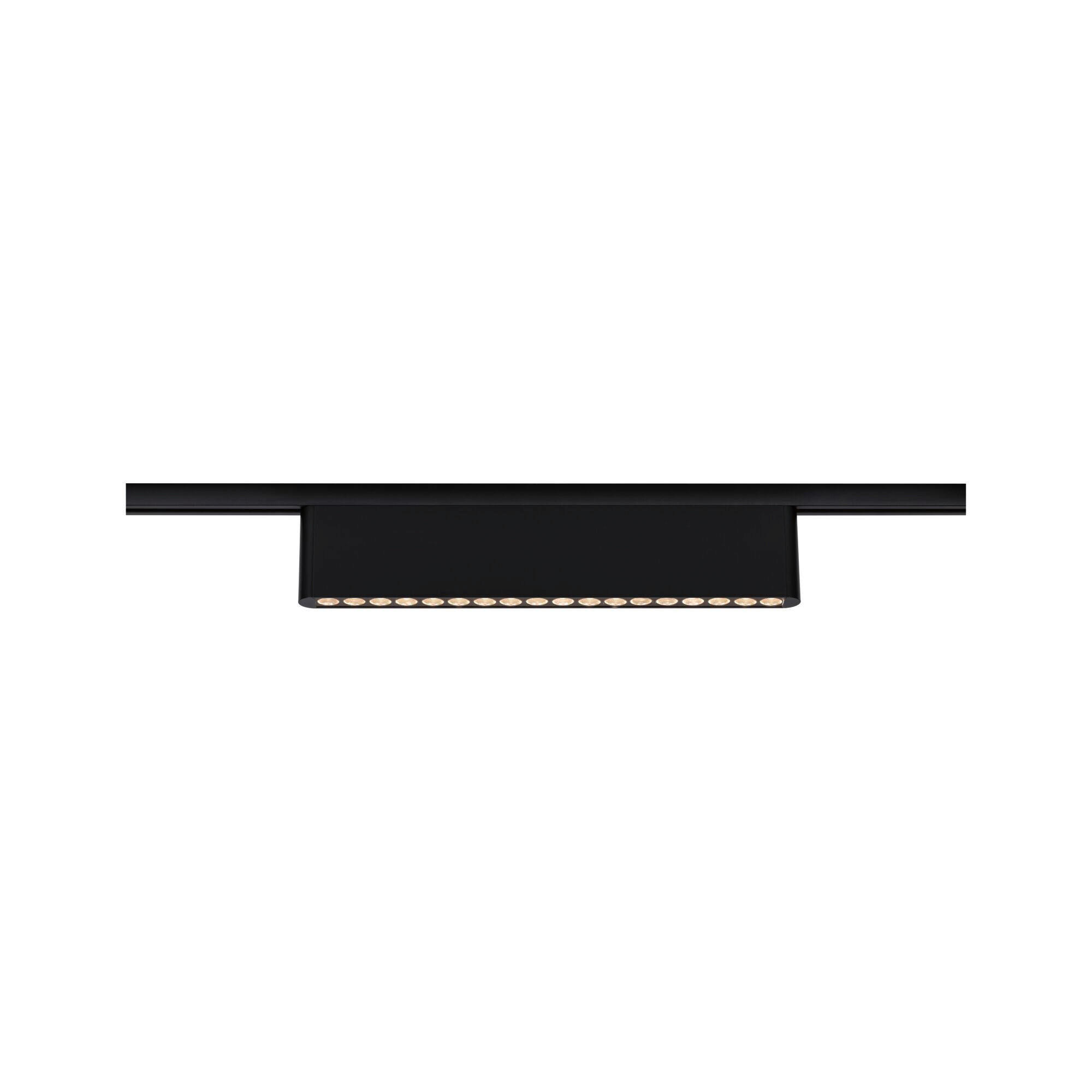 SCHIENENSYSTEM-STRAHLER Urail Zelos 37,2/7,4/2,3 cm  - Schwarz, Basics, Metall (37,2/7,4/2,3cm) - Paulmann