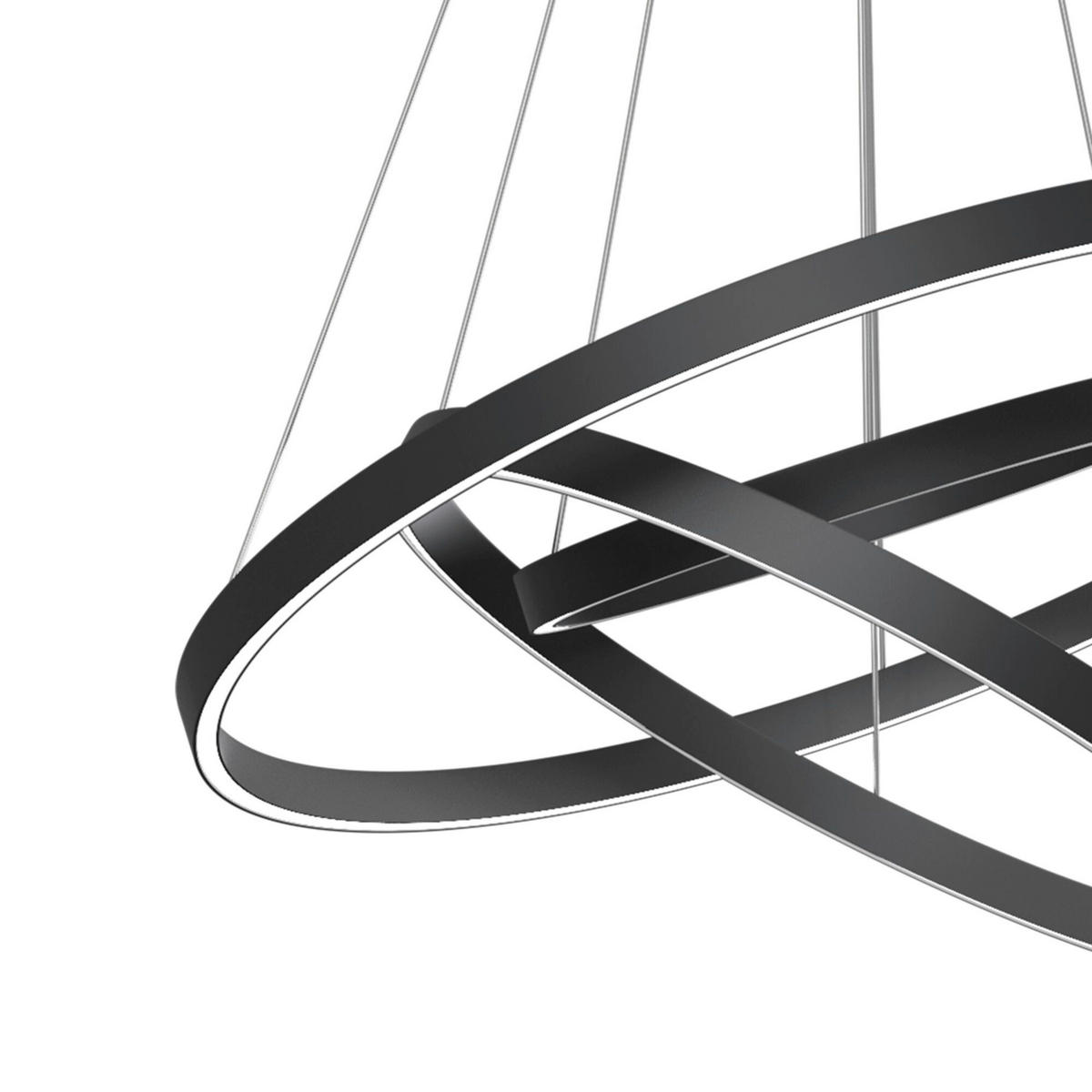 PENDELLEUCHTE 80/100/120 cm  - Schwarz, Basics, Metall (80/100/120cm) - MAYTONI