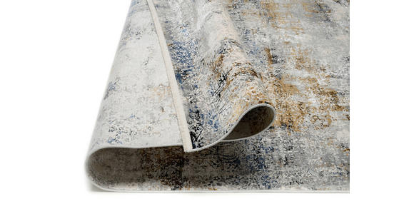 VINTAGE-TEPPICH 160/230 cm Le Mans Grau, Schwarz - Schwarz/Grau, Design, Textil (160/230cm) - Dieter Knoll