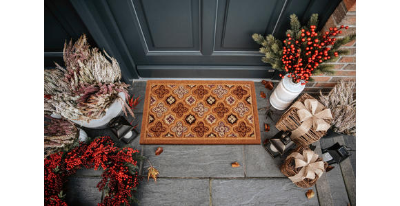 KOKOSMATTE 45/75 cm Mix Mats  - Hellbraun/Dunkelbraun, Basics, Naturmaterialien/Kunststoff (45/75cm) - Esposa