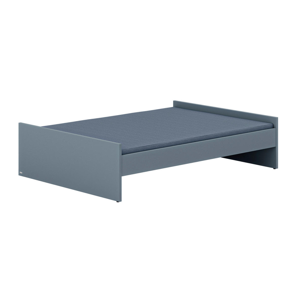 BODENBETT. - Blau/Schwarz, Basics, Holzwerkstoff (140/200cm) - Paidi