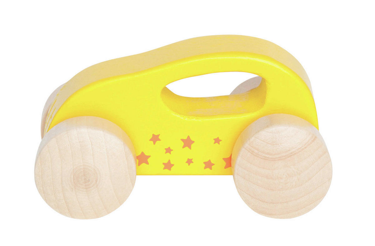 SPIELZEUGAUTO - Blau/Hellrot, Basics, Holz/Metall (10/6,1/5,4cm) - Hape