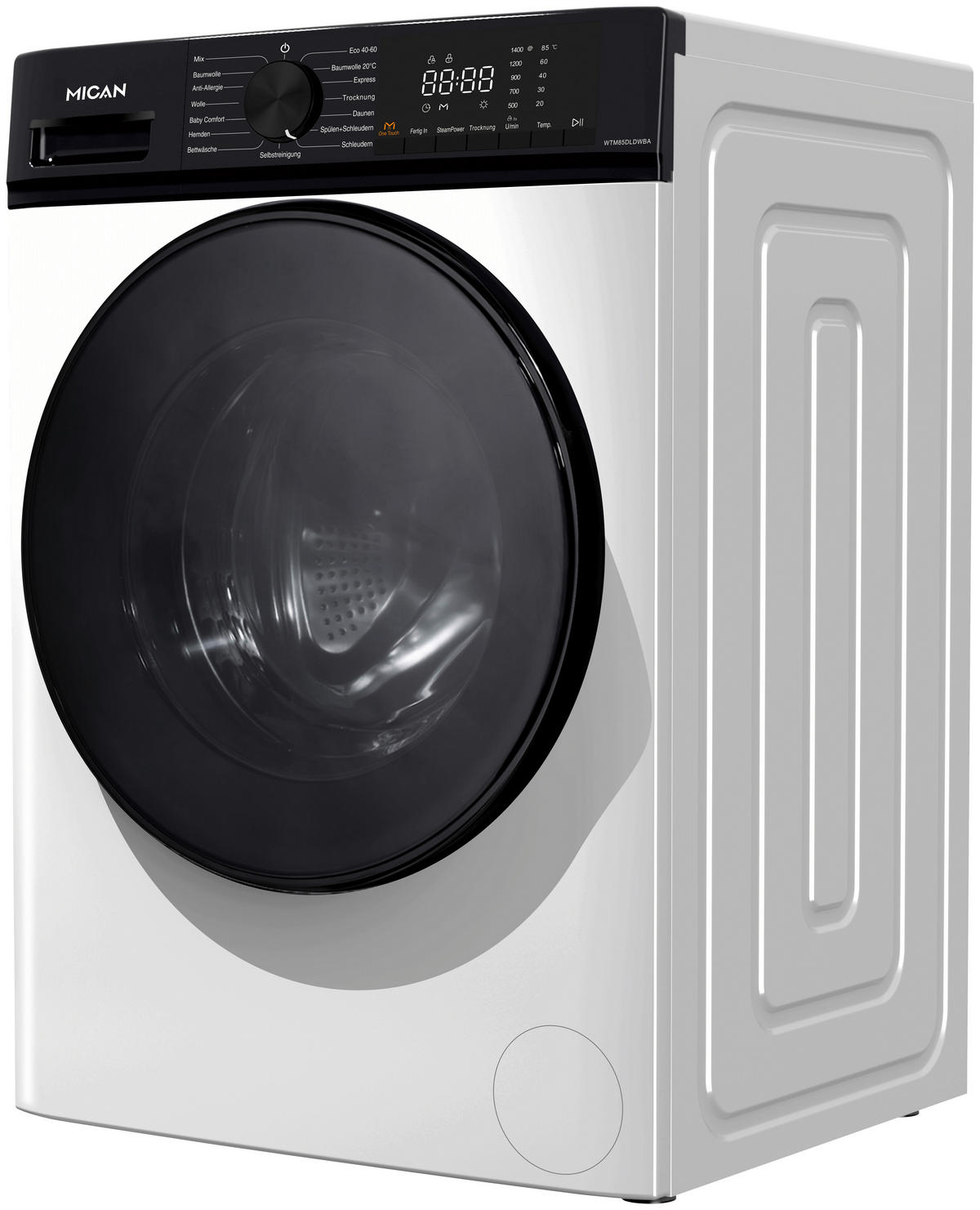 WASCHTROCKNER WTM85DLDWBA  - Weiß, Basics, Metall (60/84,7/52cm) - Mican