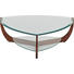 COUCHTISCH in Holz, Glas 100/31,5 cm - Klar/Nussbaumfarben, Design, Glas/Holz (100/31,5cm) - Team 7 COUCHTISCH in Holz, Glas 100/31,5 cm - Klar/Nussbaumfarben, Design, Glas/Holz (100/31,5cm) - Team 7